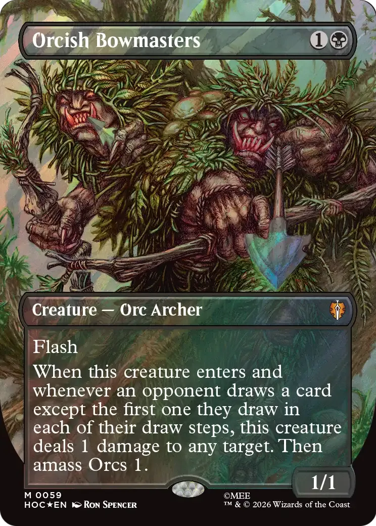 Orcish Bowmasters — The Hobbit Eternal — Magic: The Gathering