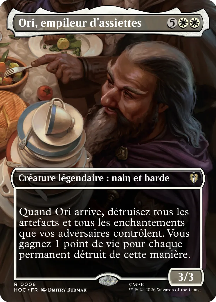 Ori, empileur d'assiettes — The Hobbit Eternal — Magic: The Gathering