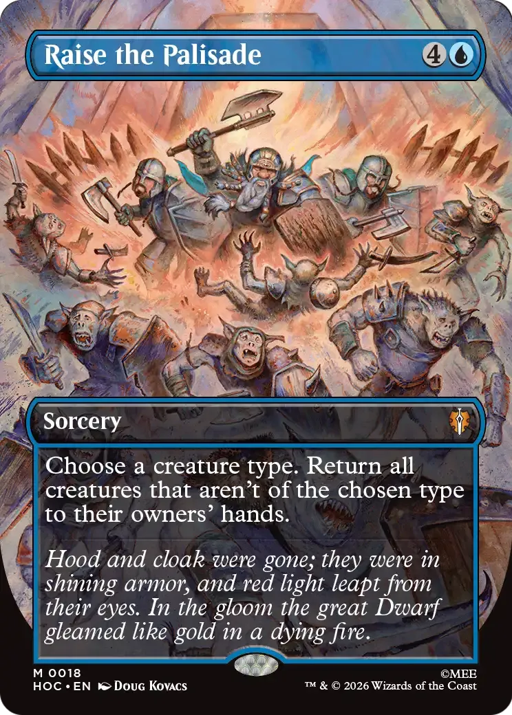 Raise the Palisade — The Hobbit Eternal — Magic: The Gathering