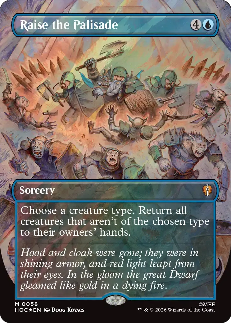 Raise the Palisade — The Hobbit Eternal — Magic: The Gathering