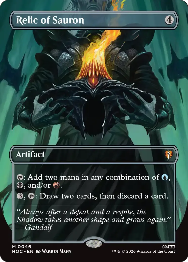 Relic of Sauron — The Hobbit Eternal — Magic: The Gathering