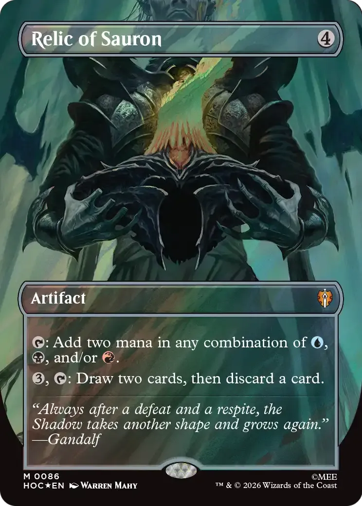 Relic of Sauron — The Hobbit Eternal — Magic: The Gathering