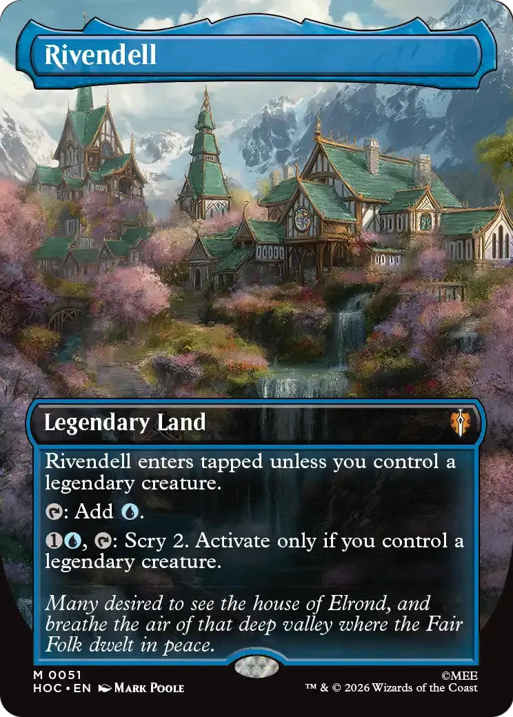 Rivendell — The Hobbit Eternal — Magic: The Gathering