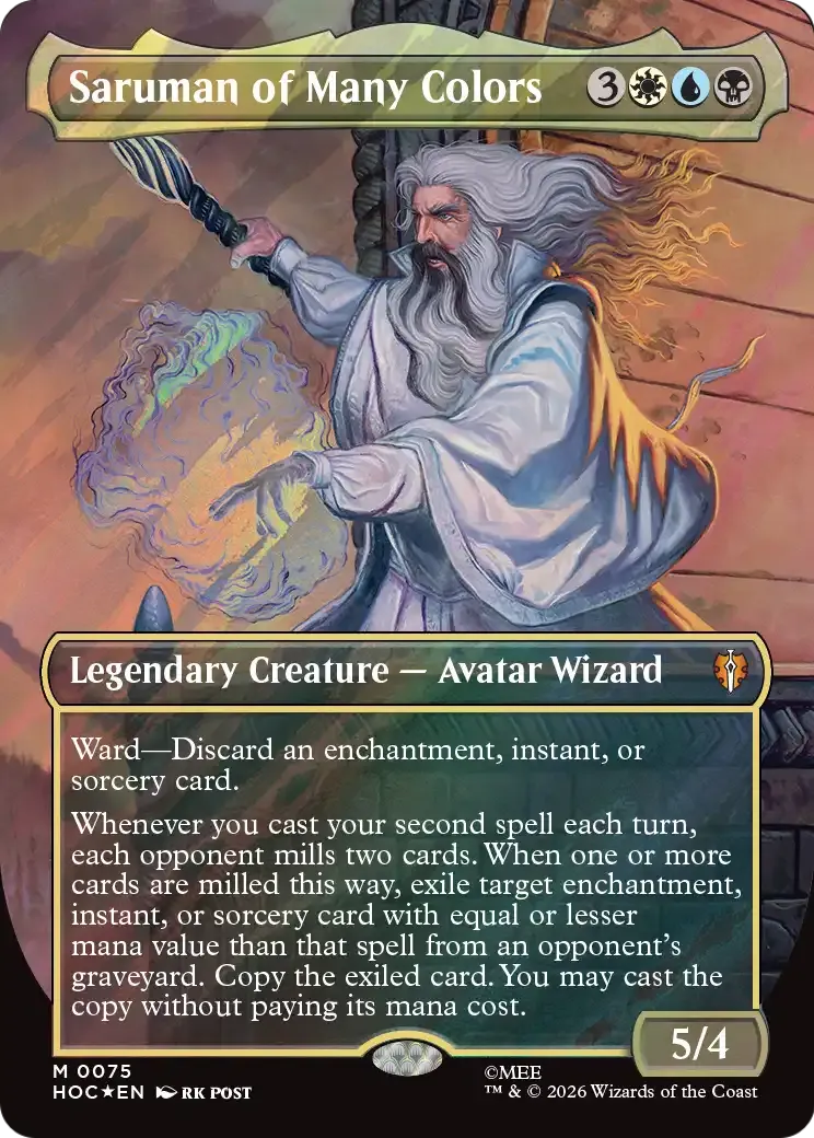 Saruman of Many Colors — The Hobbit Eternal — Magic: The Gathering