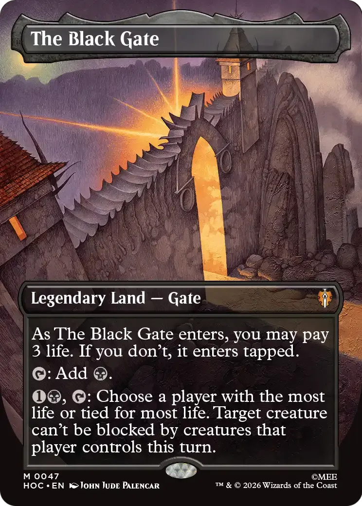The Black Gate — The Hobbit Eternal — Magic: The Gathering