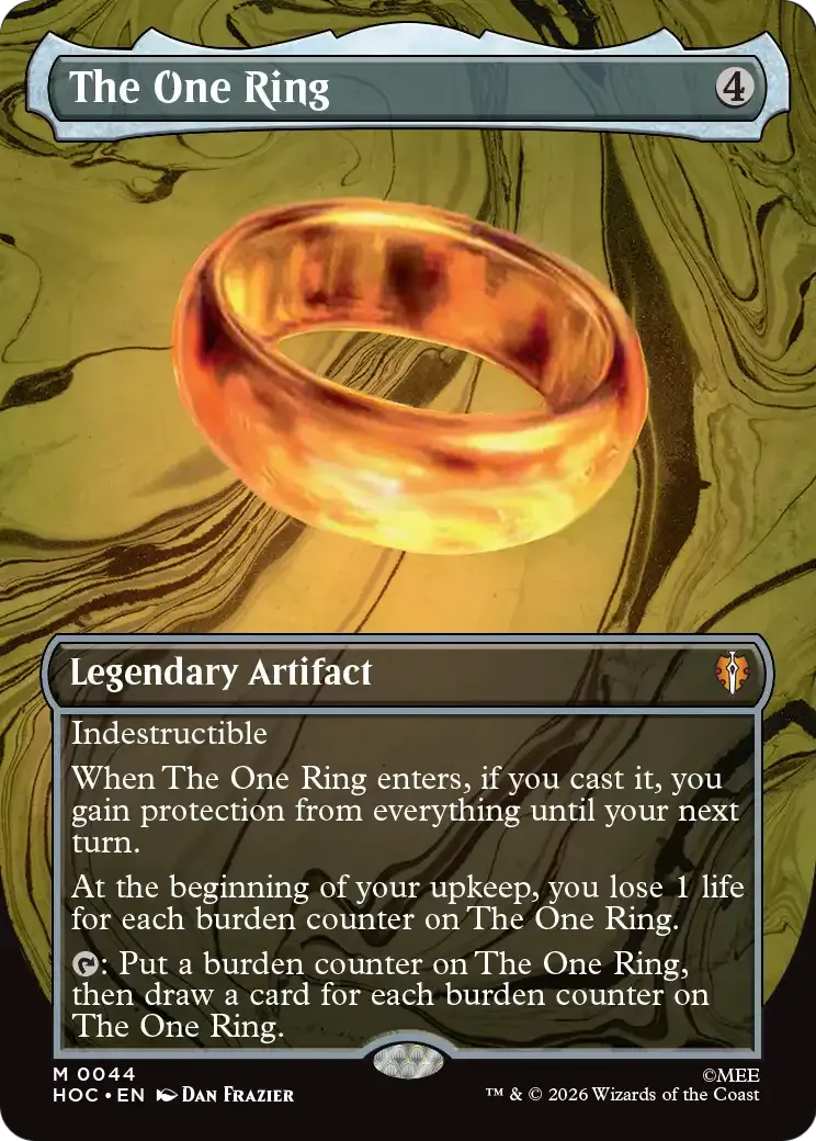 The One Ring — The Hobbit Eternal — Magic: The Gathering