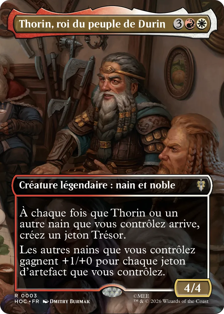 Thorin, roi du peuple de Durin — The Hobbit Eternal — Magic: The Gathering