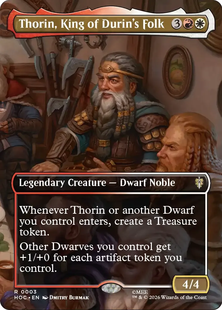 Thorin, roi du peuple de Durin — The Hobbit Eternal — Magic: The Gathering
