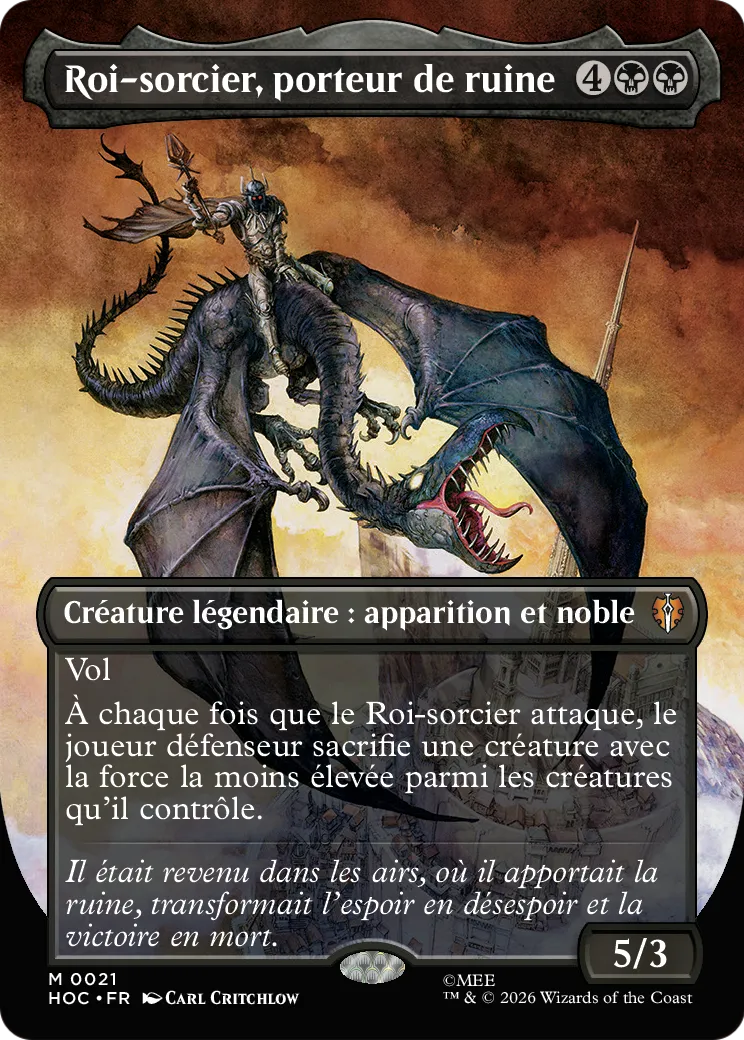 Witch-king, Bringer of Ruin — The Hobbit Eternal — Magic: The Gathering