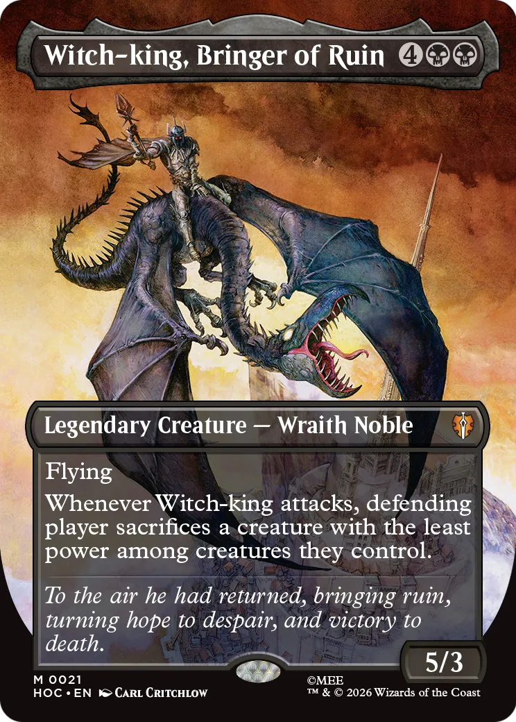 Witch-king, Bringer of Ruin — The Hobbit Eternal — Magic: The Gathering