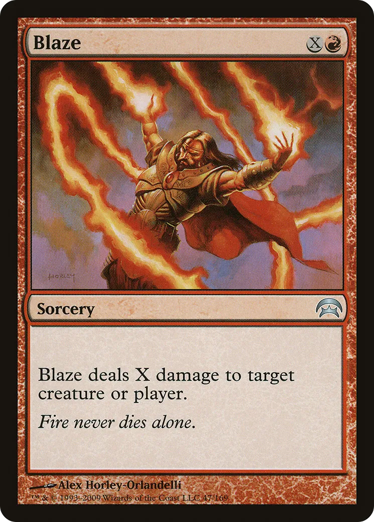 Blaze — Planechase — Magic: The Gathering