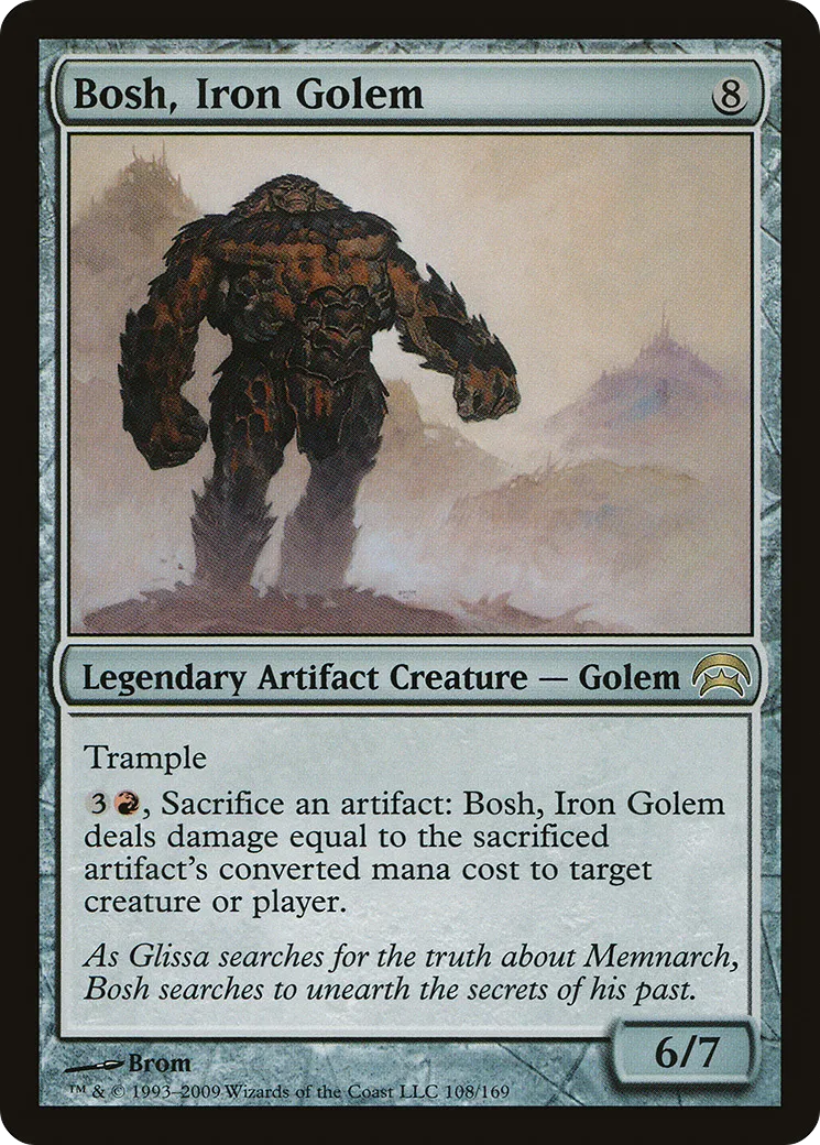 Bosh, golem de fer — Planechase — Magic: The Gathering