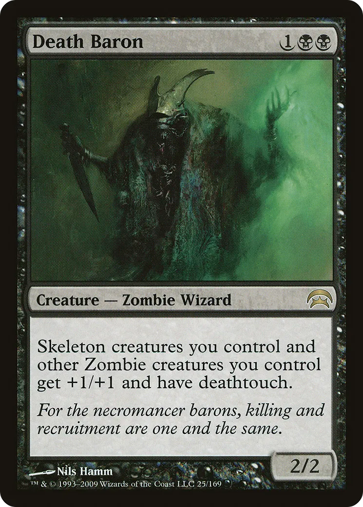Death Baron from Planechase - Magic: The Gathering