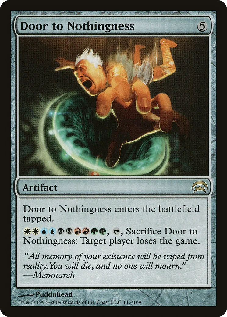 Porte sur le néant from Planechase - Magic: The Gathering