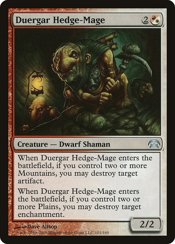 Mage des haies duergar — Planechase — Magic: The Gathering