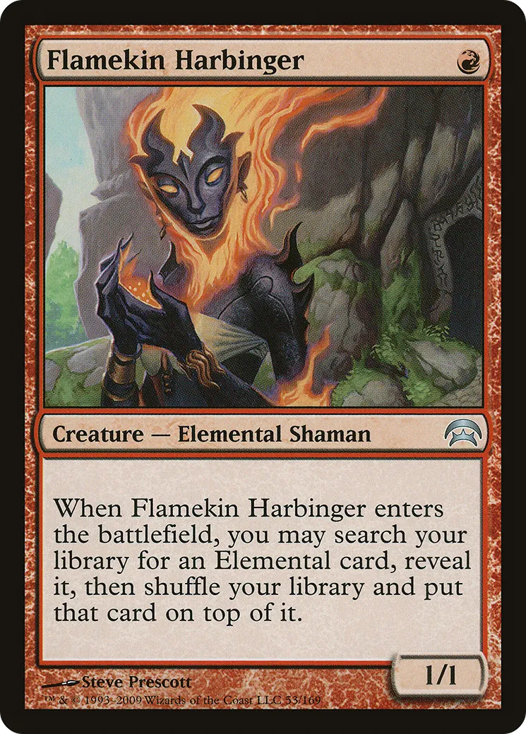 Flamekin Harbinger — Planechase — Magic: The Gathering