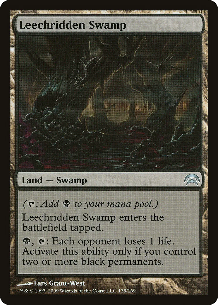 Marais envahi par les sangsues — Planechase — Magic: The Gathering