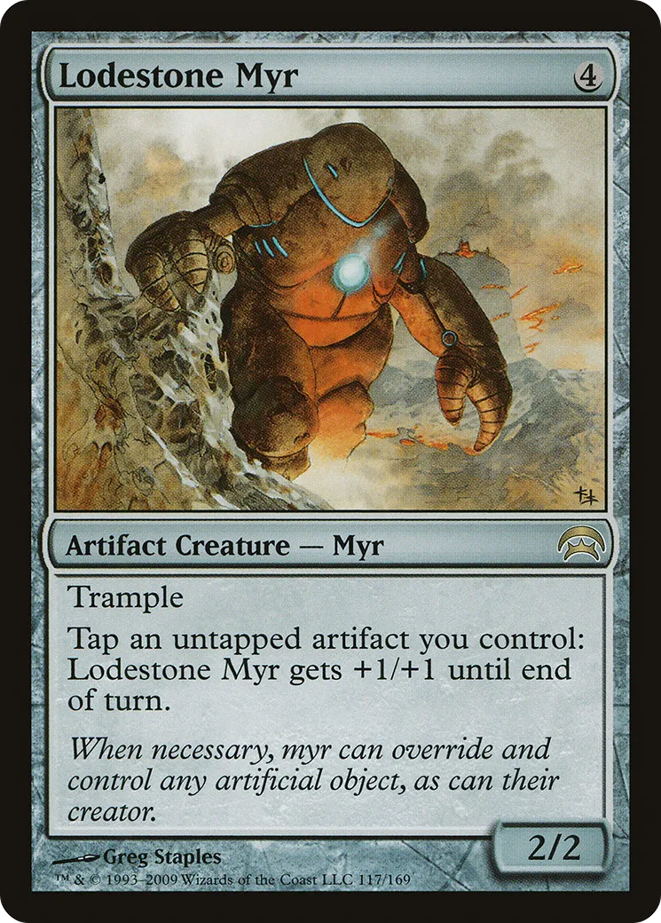 Lodestone Myr — Planechase — Magic: The Gathering