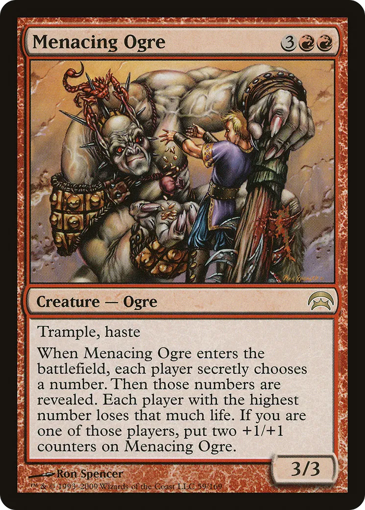 Ogre menaçant — Planechase — Magic: The Gathering