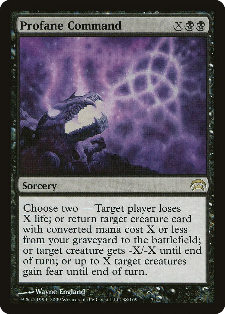 Profane Command — Planechase — Magic: The Gathering