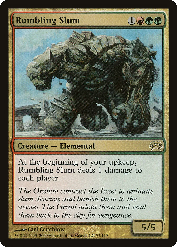 Quartier insalubre grondant — Planechase — Magic: The Gathering