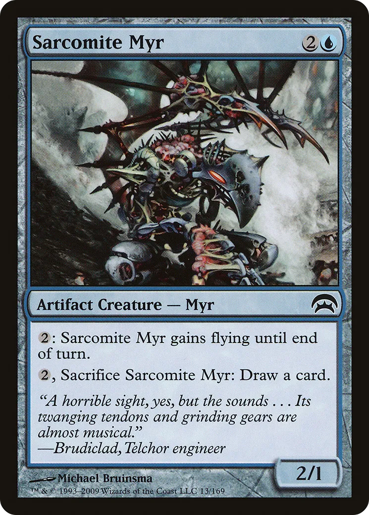 Sarcomite Myr — Planechase — Magic: The Gathering