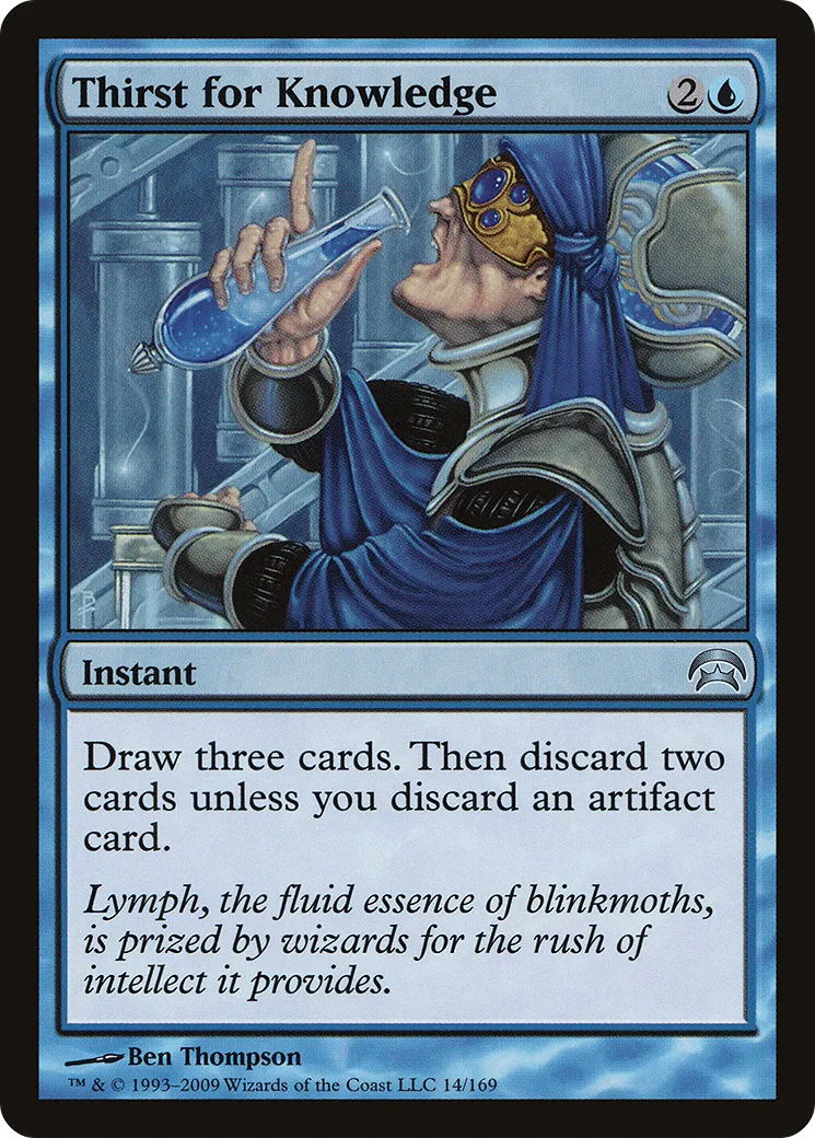 Thirst for Knowledge — Planechase — Magic: The Gathering