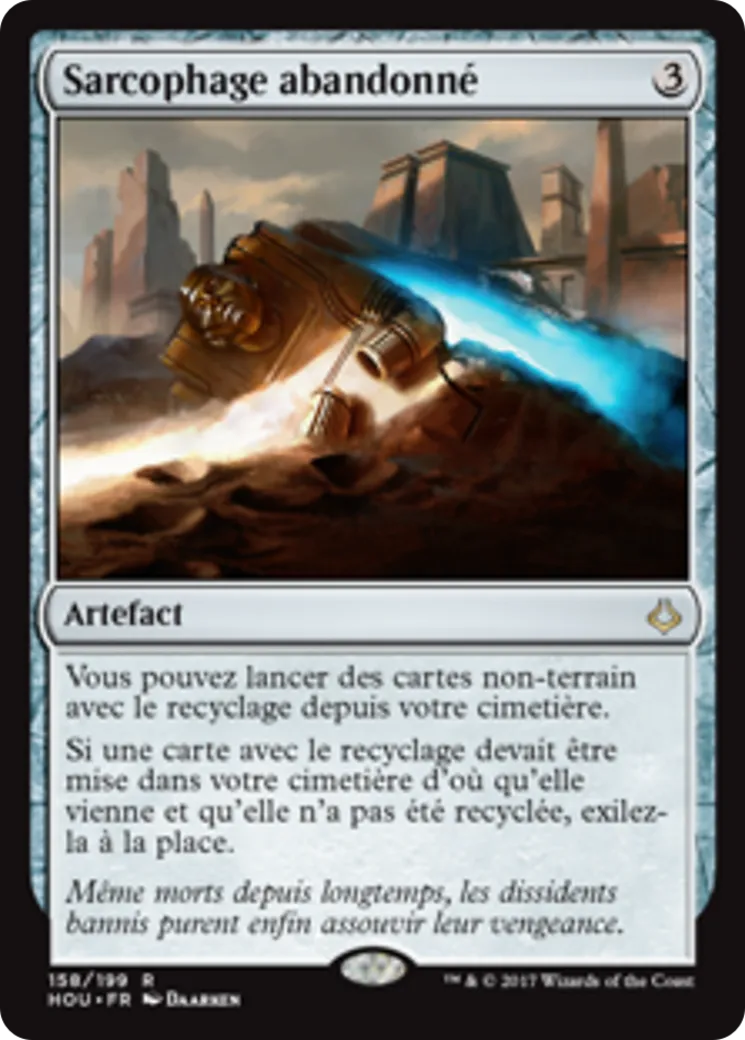 Sarcophage abandonné — Hour of Devastation — Magic: The Gathering