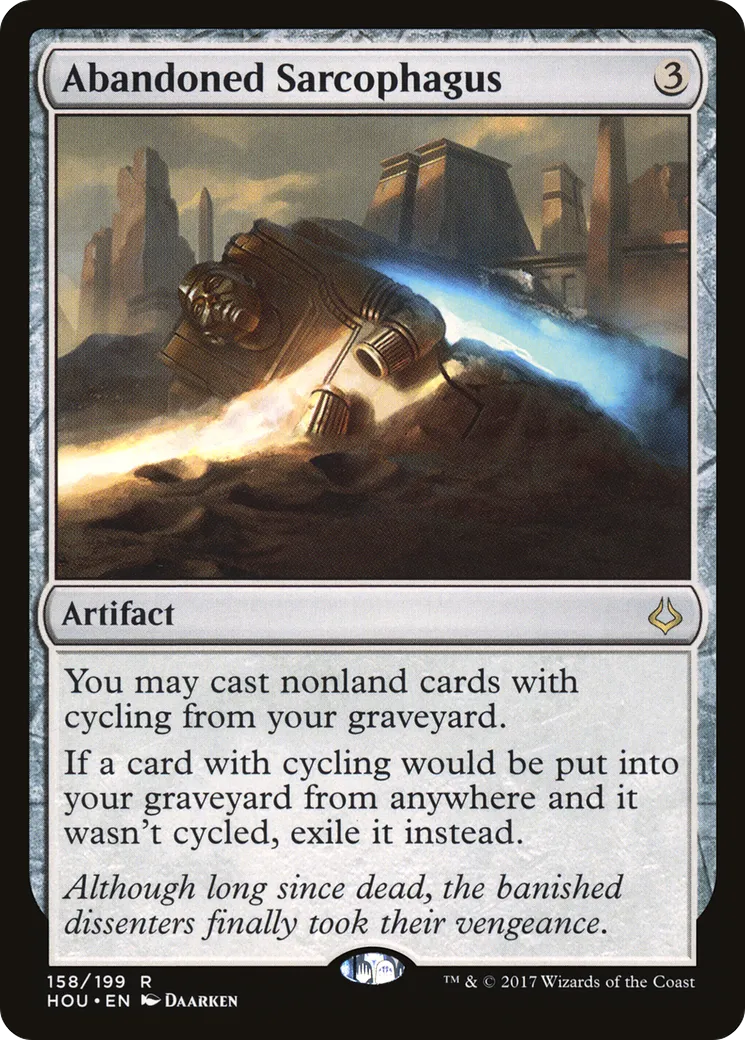 Abandoned Sarcophagus — Hour of Devastation — Magic: The Gathering