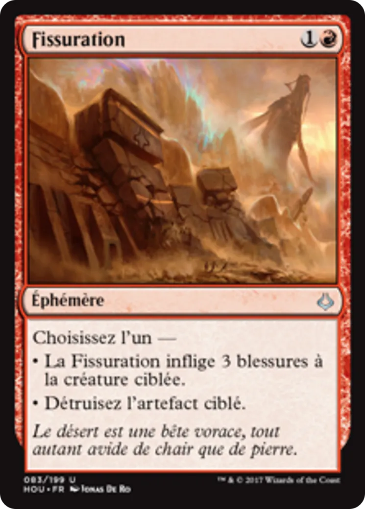 Fissuration — Hour of Devastation — Magic: The Gathering