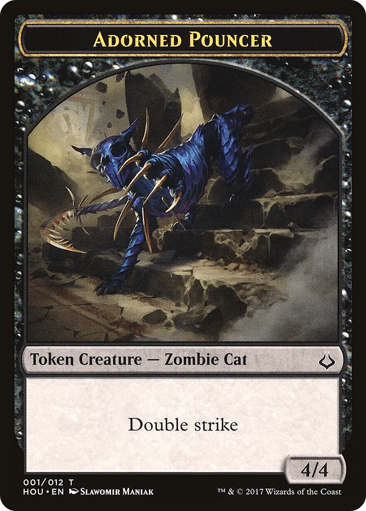 Adorned Pouncer — Hour of Devastation — Magic: The Gathering