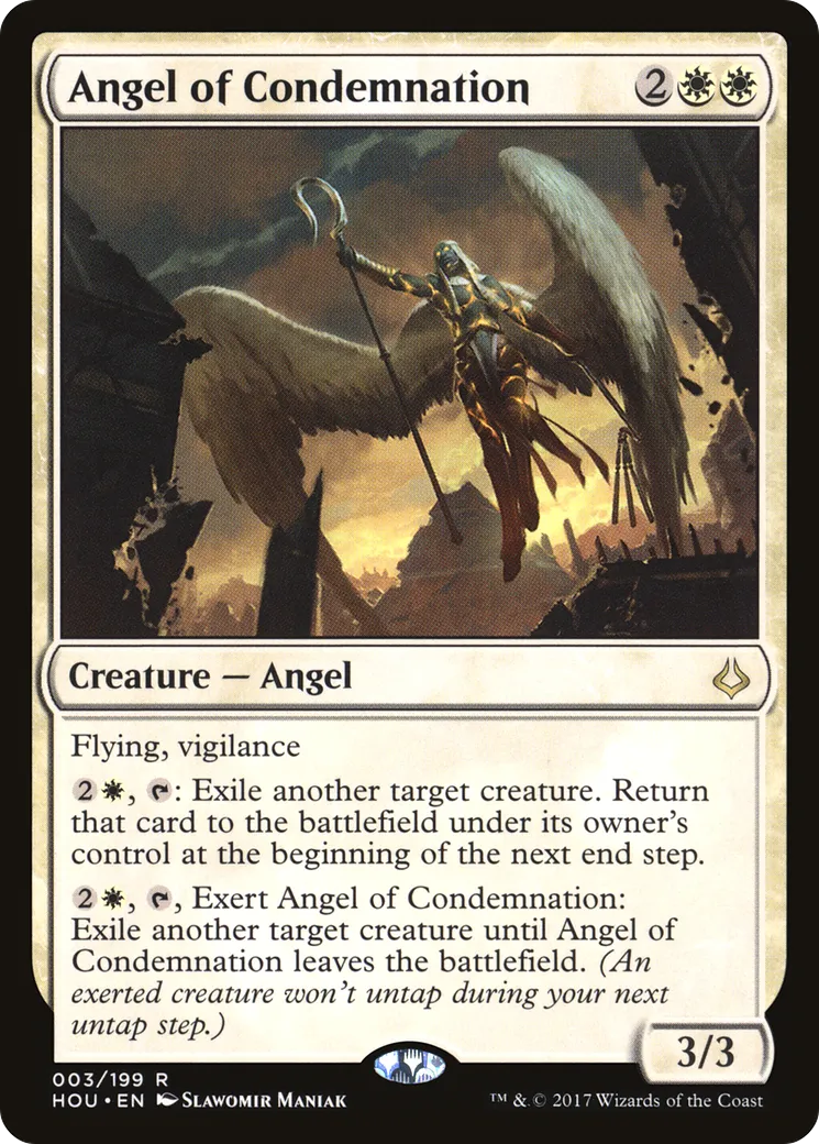 Angel of Condemnation — Hour of Devastation — Magic: The Gathering
