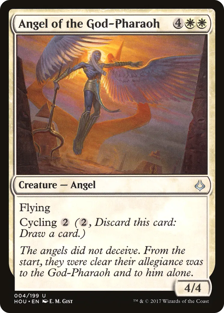 Angel of the God-Pharaoh — Hour of Devastation — Magic: The Gathering