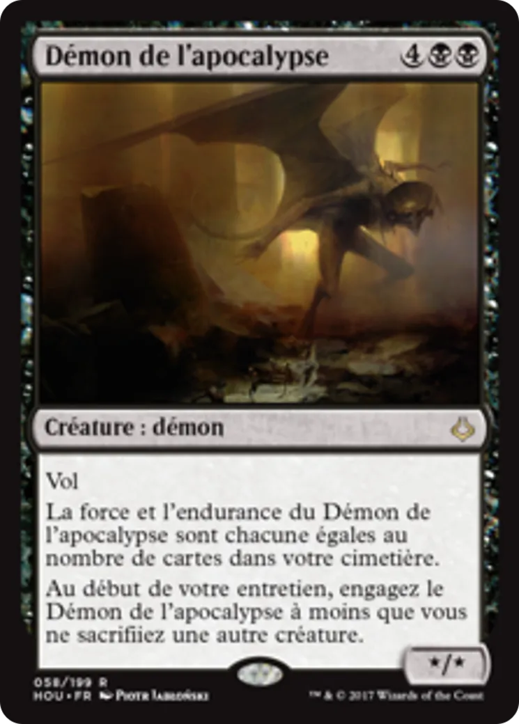 Démon de l'apocalypse — Hour of Devastation — Magic: The Gathering