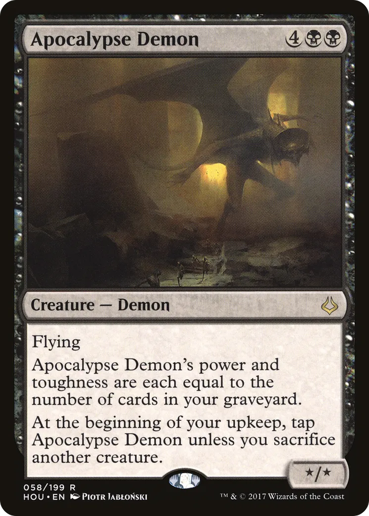 Démon de l'apocalypse — Hour of Devastation — Magic: The Gathering