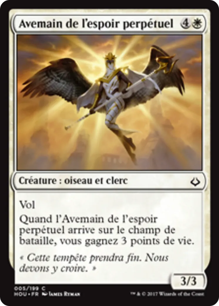 Avemain de l'espoir perpétuel — Hour of Devastation — Magic: The Gathering