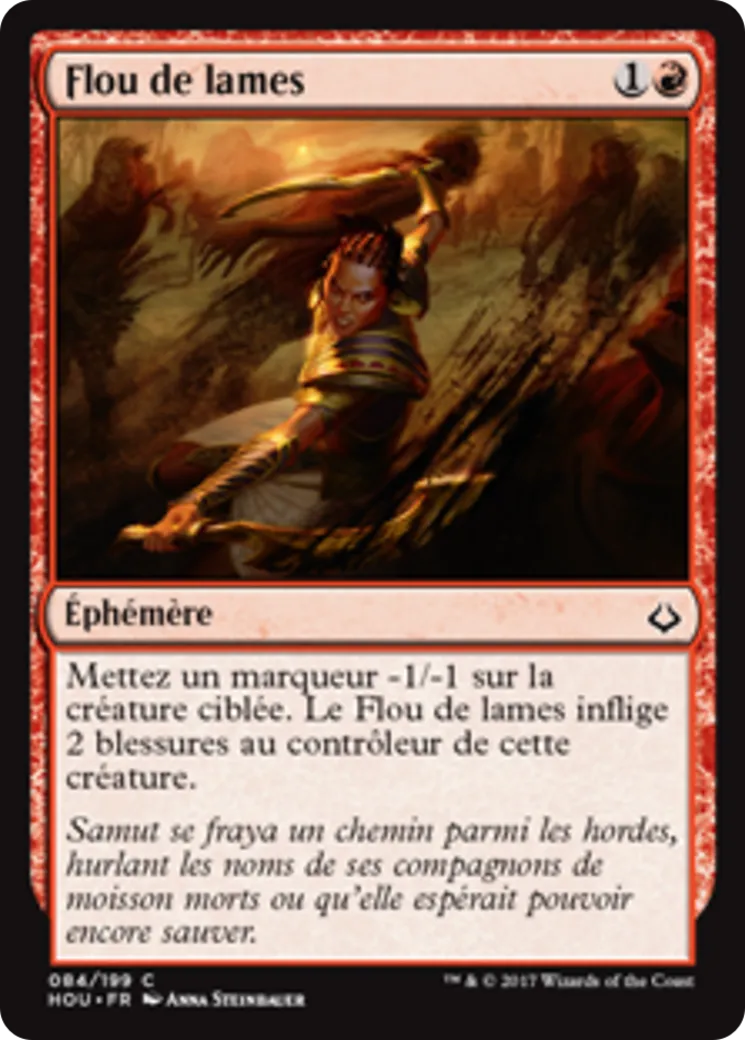 Flou de lames — Hour of Devastation — Magic: The Gathering