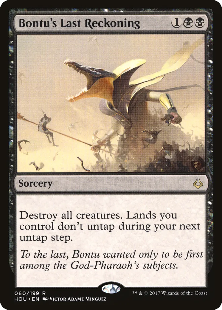 Bontu's Last Reckoning — Hour of Devastation — Magic: The Gathering
