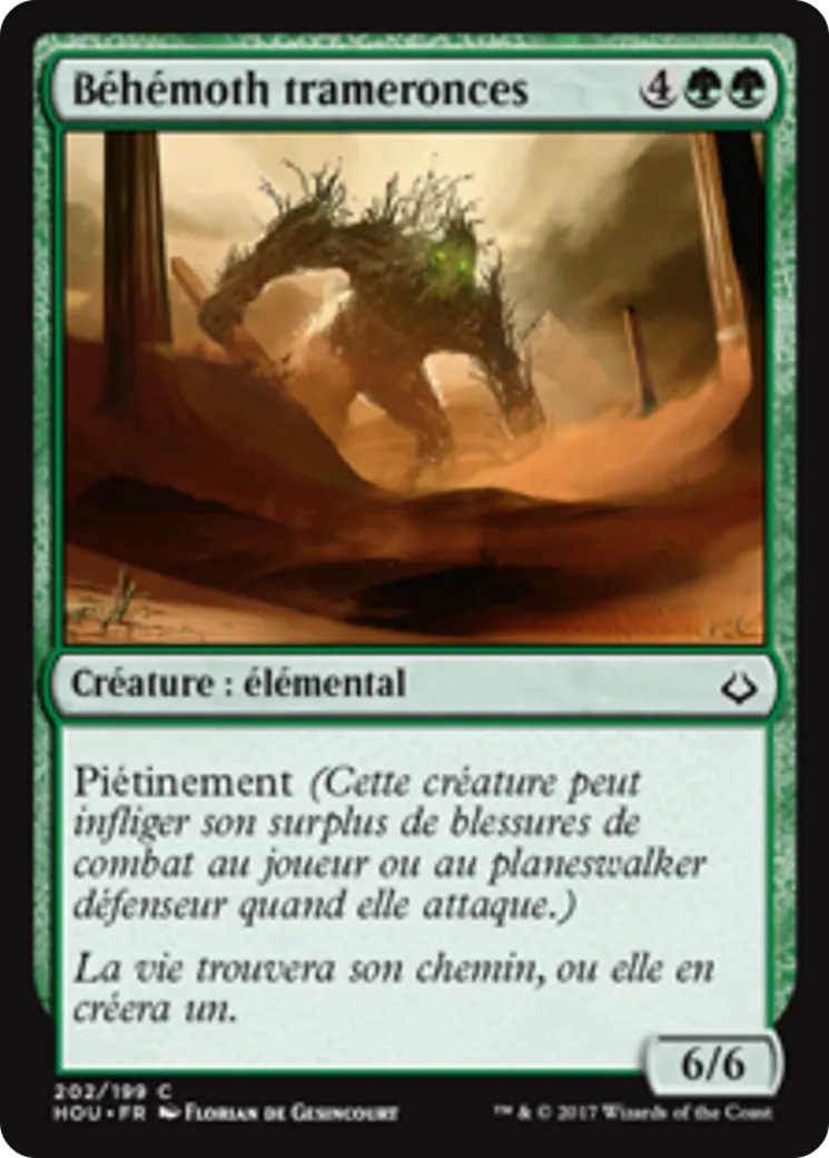 Béhémoth trameronces — Hour of Devastation — Magic: The Gathering