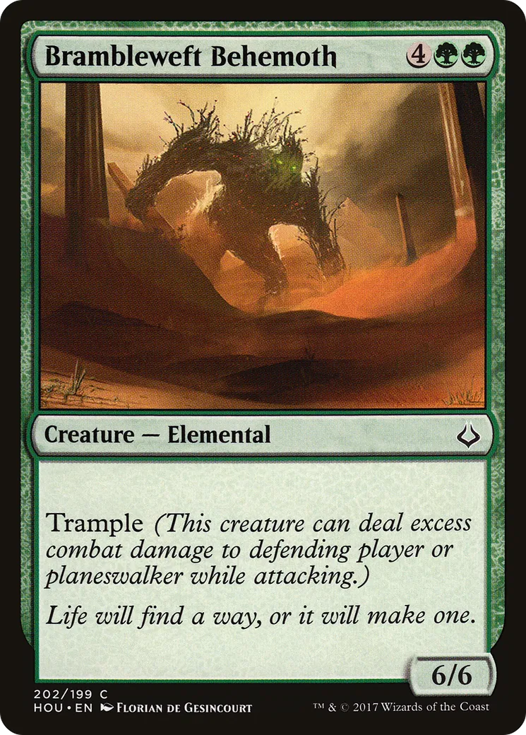 Béhémoth trameronces — Hour of Devastation — Magic: The Gathering