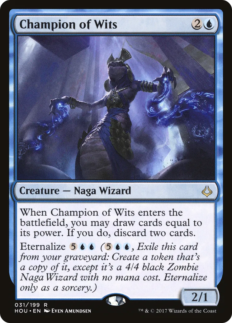 Championne d'esprits — Hour of Devastation — Magic: The Gathering