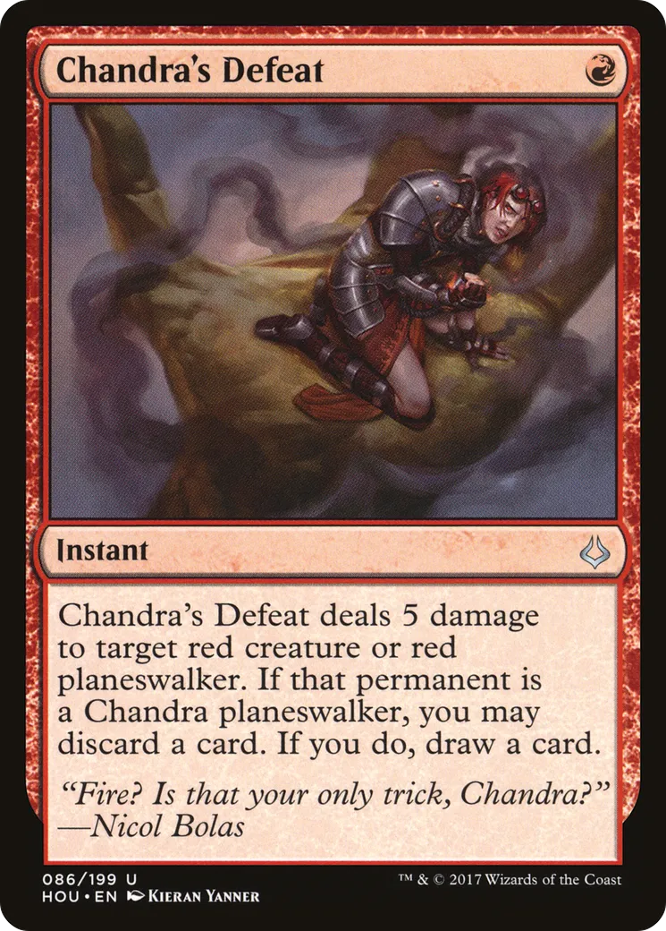 Défaite de Chandra — Hour of Devastation — Magic: The Gathering