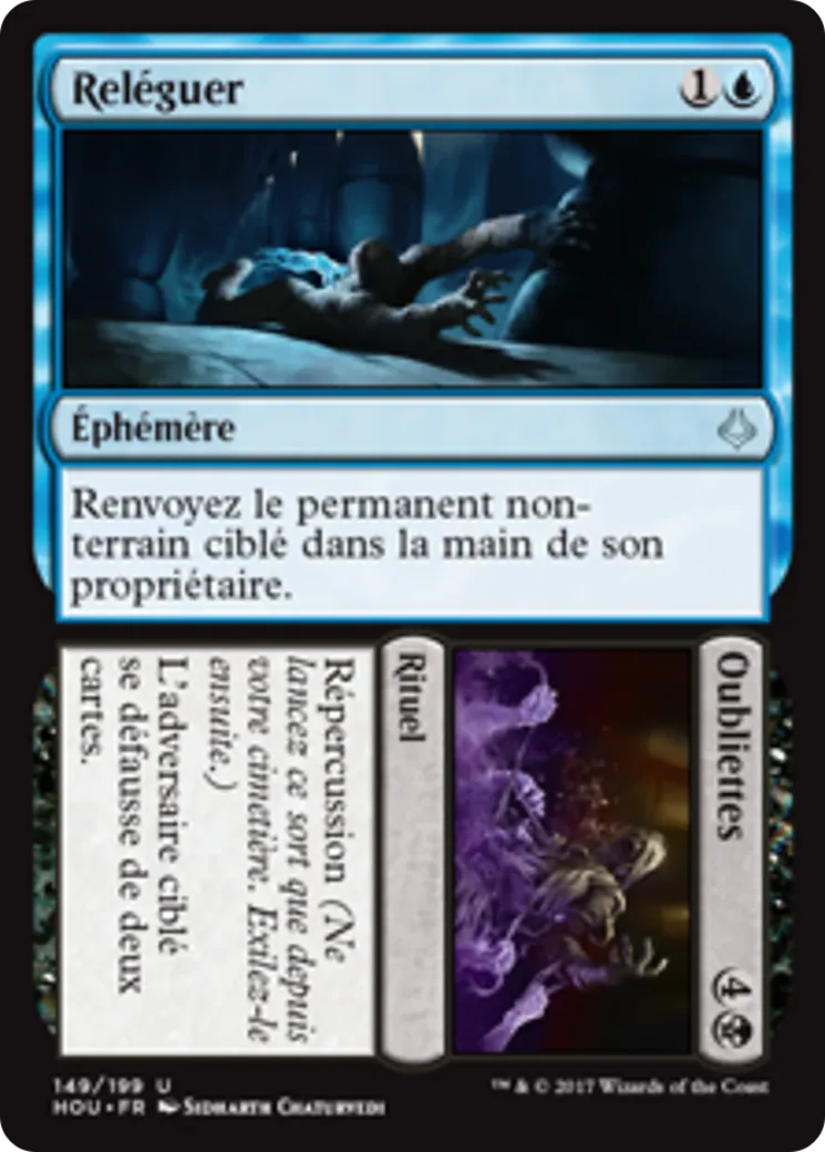 Reléguer // Oubliettes — Hour of Devastation — Magic: The Gathering