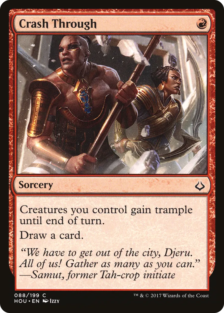 Crash Through — Hour of Devastation — Magic: The Gathering