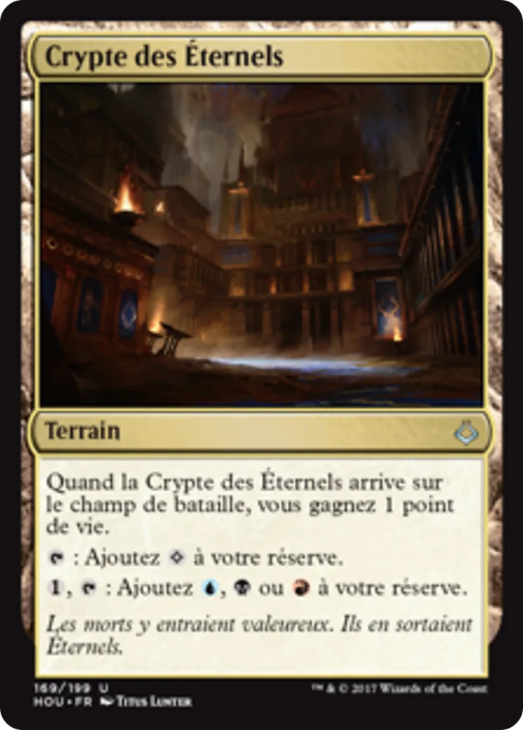 Crypte des Éternels — Hour of Devastation — Magic: The Gathering