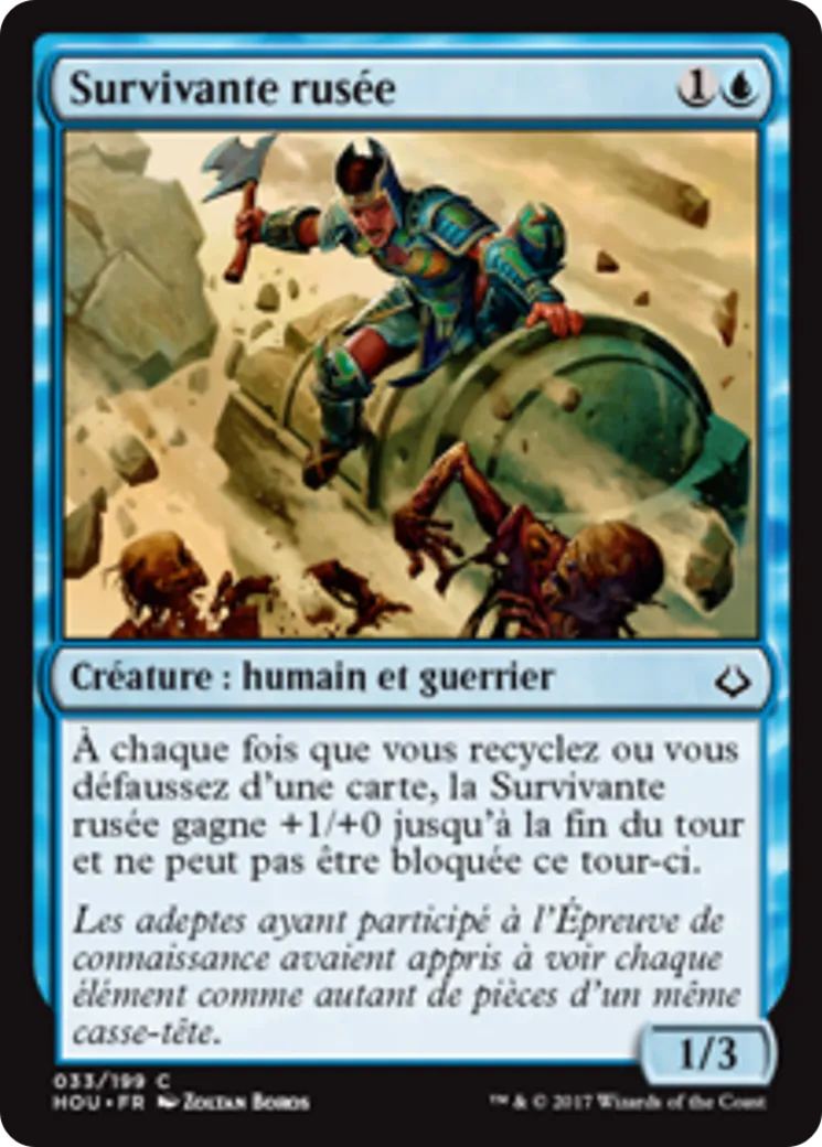Survivante rusée — Hour of Devastation — Magic: The Gathering