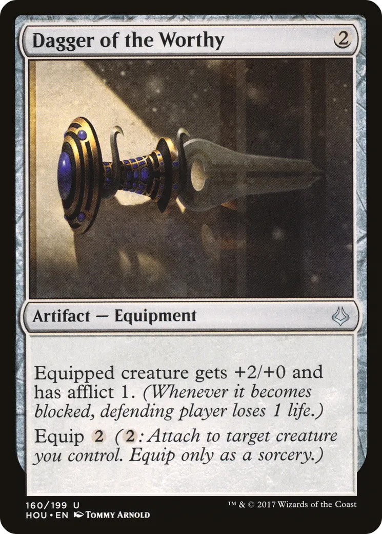 Dagger of the Worthy — Hour of Devastation — Magic: The Gathering