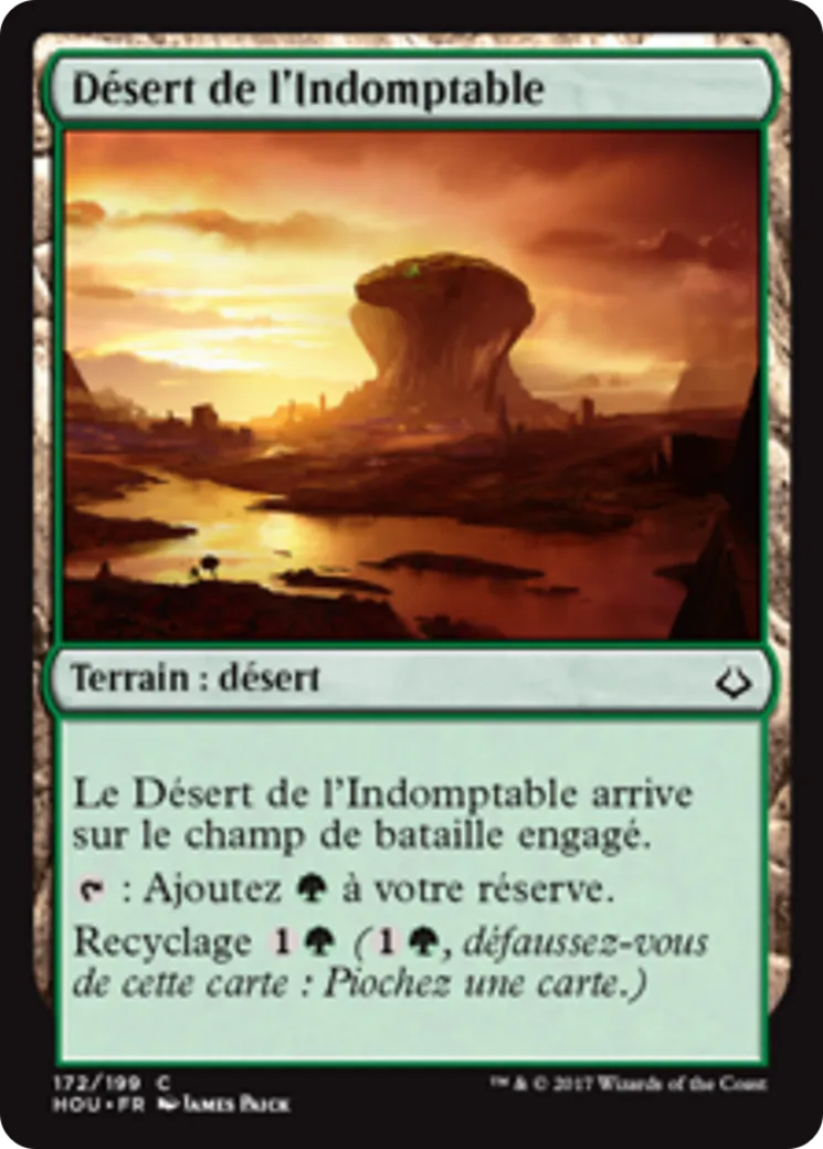 Désert de l'Indomptable — Hour of Devastation — Magic: The Gathering
