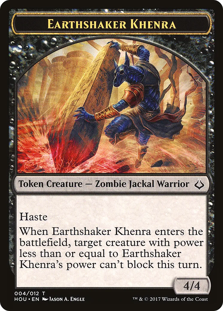 Earthshaker Khenra — Hour of Devastation — Magic: The Gathering