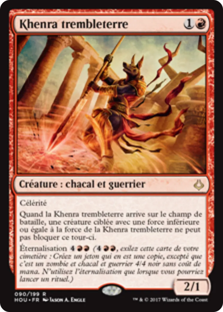 Khenra trembleterre — Hour of Devastation — Magic: The Gathering